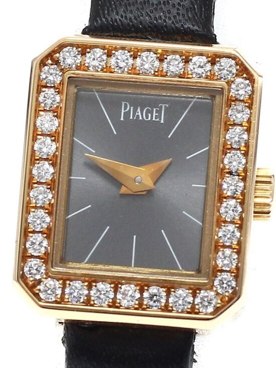 Piaget Accessories - PIAGET Mini protocol P10691 K18PG diamond bezel Quartz Ladies Watch_937995